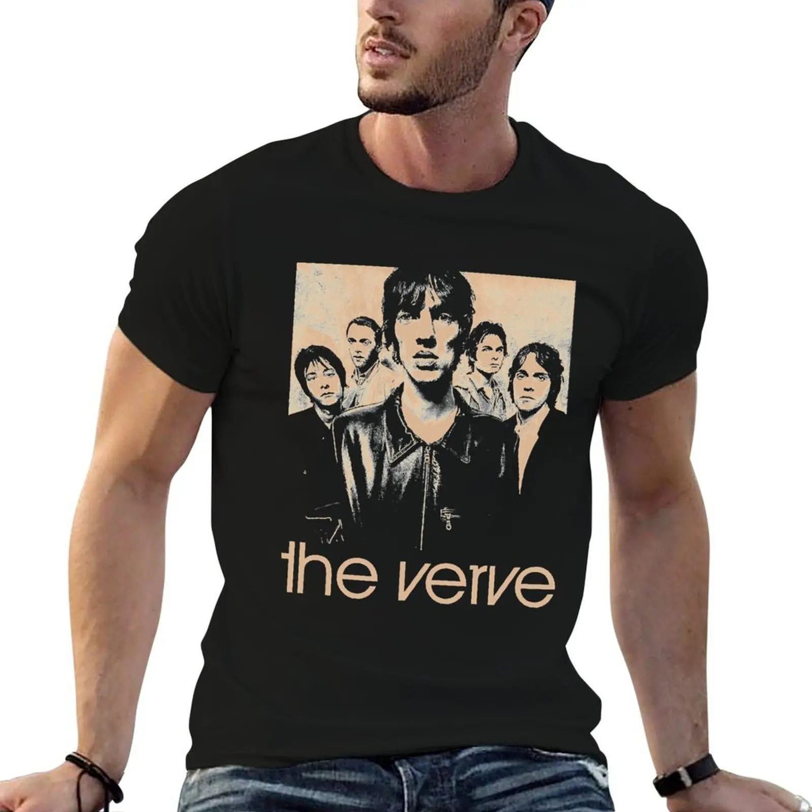 

Rock Most Trending Band Reunite Singer Songwriter Guitar Drums The Verve Band Music Retro T-Shirt essential t shirt T-Shirt