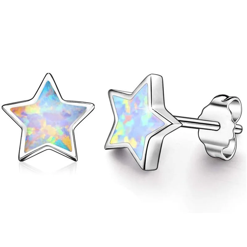 European and American Design New Star Earnail Female Colorful Stickers Girl Accessories Dopamine Fairy Trendy Style