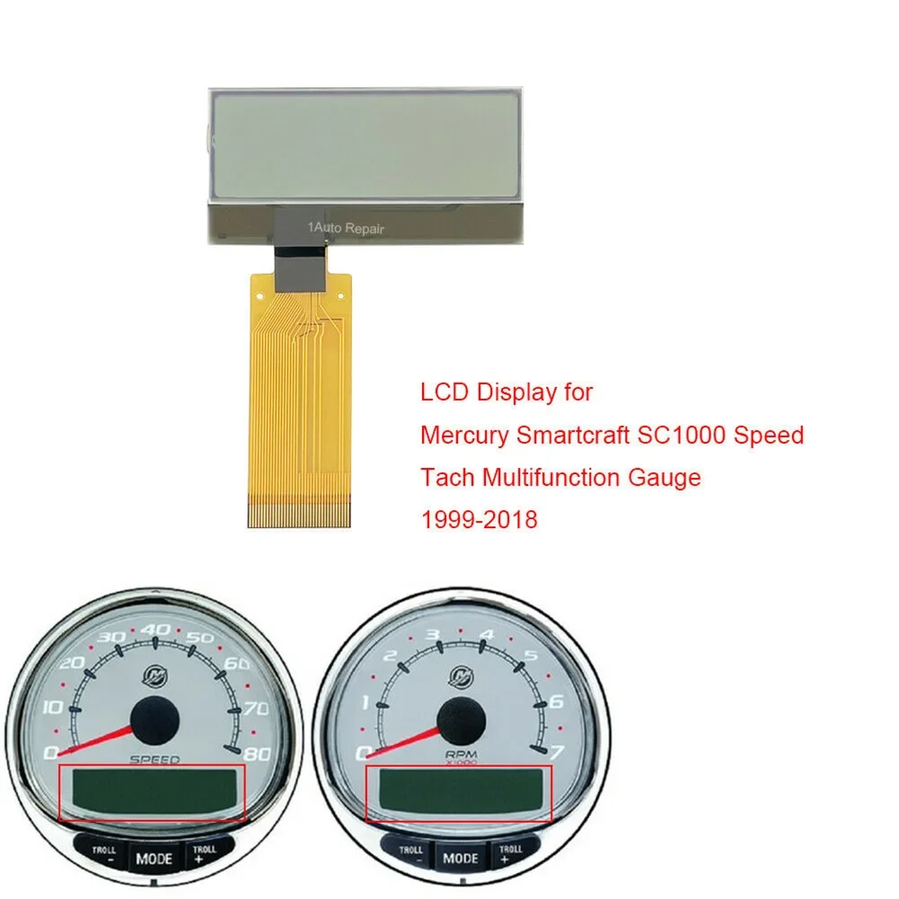 ЖК-дисплей для Mercury Smartcraft SC1000 Mercury Smartcraft SC1000 скорость Tach Многофункциональный датчик 1999-2018 CHM1102 A2C52100134