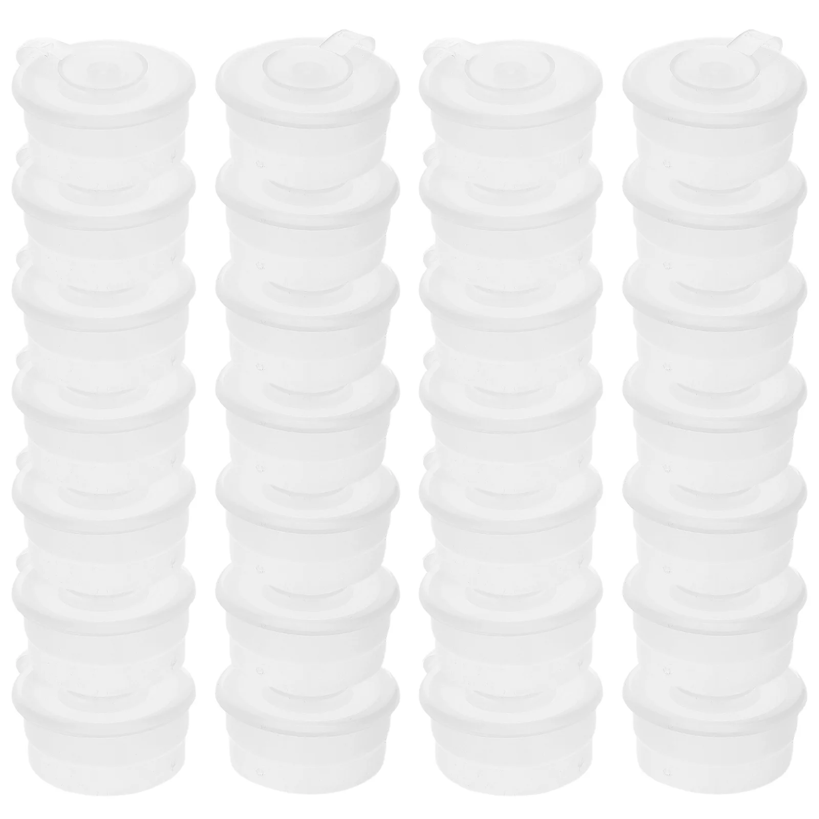 100 قطعة قبعات مدفق الزجاجات لزجاجات الصلصة صب بطيء الاستغناء صب ينبثق زجاجة المطبخ تفريغ قبعات استبدال