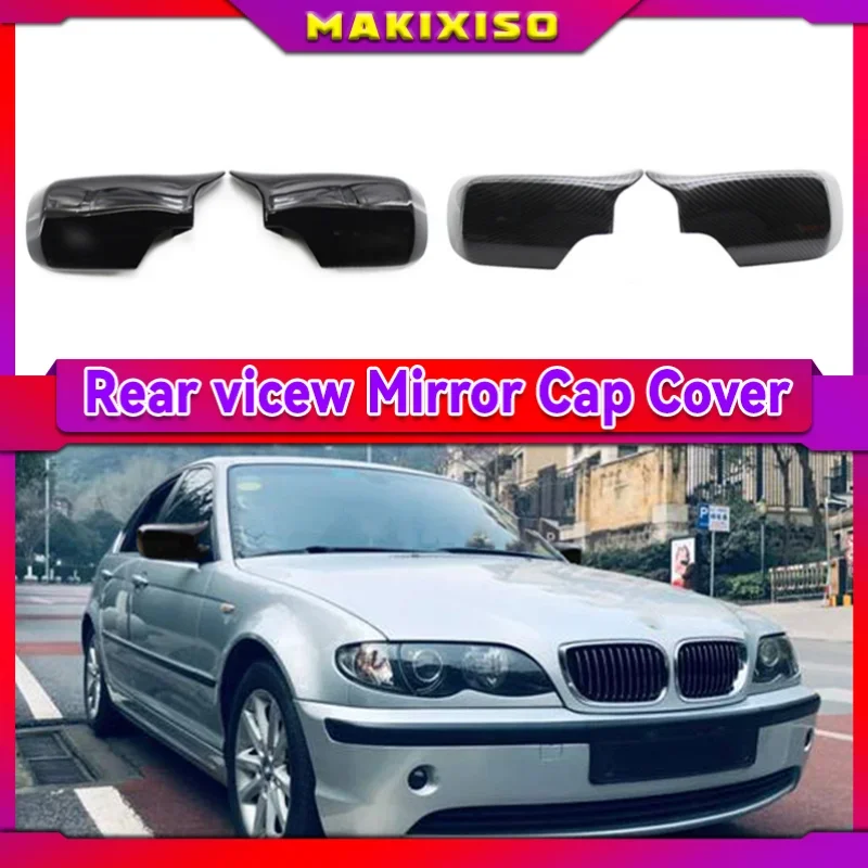 

For BMW 3-Series E46 1998-2005 Rearview Mirror Caps Car Wing Mirror Cover Mirror Shell Replacement