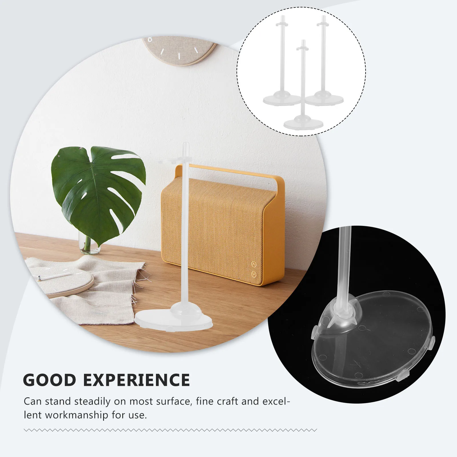 

15pcs Stands Display Transparent Holder Rack Support Bracket Premium Plastic Organizer Stand Support Display Rack