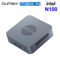 New OUMAX Mini PC Intel N100 16GB 500GB WIFI 5 BT 5.0 Quiet Dual 1000M LAN Desktop Computer VS Mini S12 Pro N100 T8 Pro G3 Plus