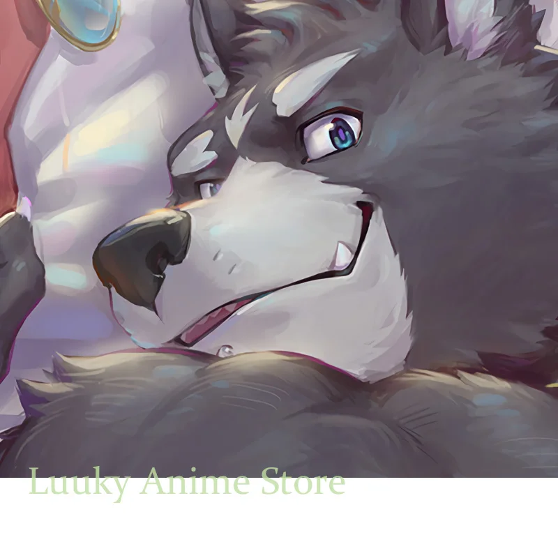 Наволочка для подушки-дакимакуры Furry Amicus Adastra с двусторонним аниме-принтом, в натуральную величину