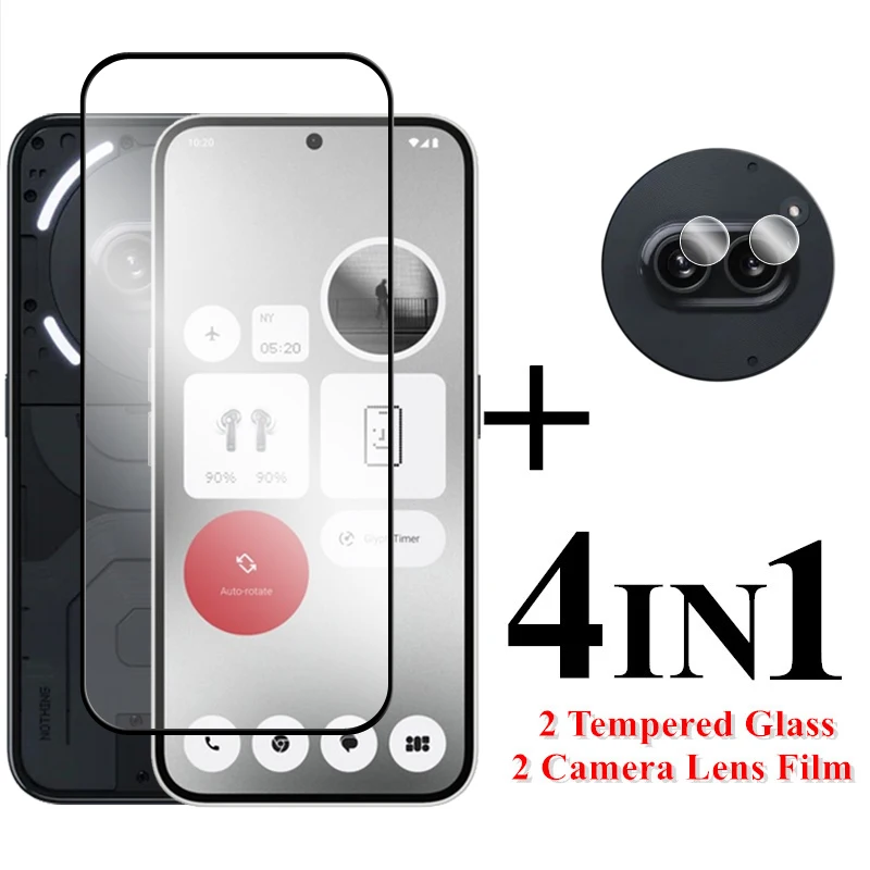 

For Nothing Phone 2a Screen Protector 6.7 inch Full Cover Glass For Nothing Phone 2a Tempered Glass Nothing Phone (2a) Lens Film