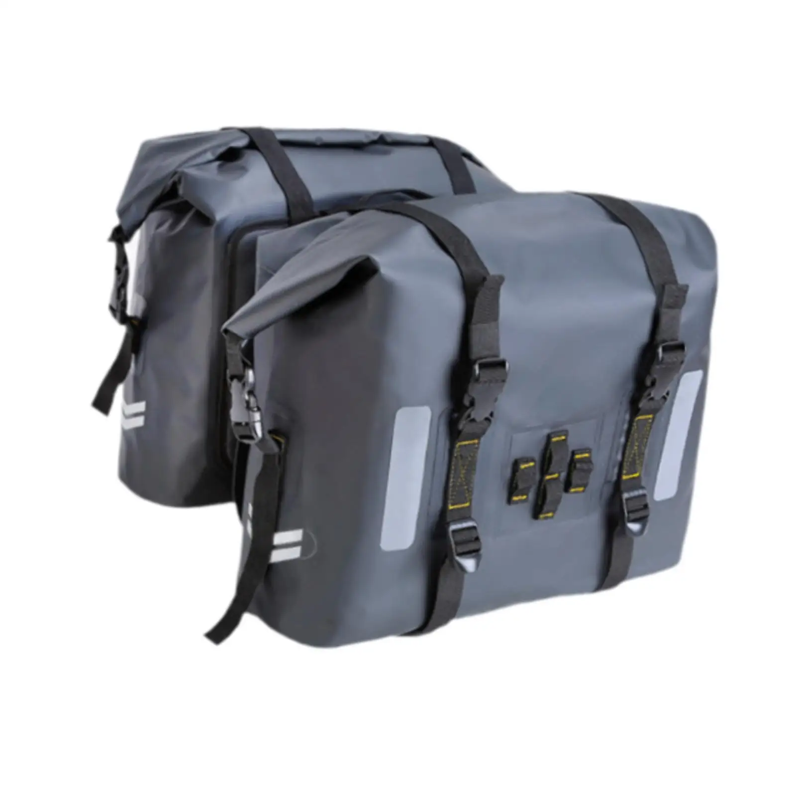 

Generic Motorcycle Saddle Bag Storage Bag Practical Tool Bag Convenient Adjustment 20L Motorcycle Luggage Bag Saddle Bag