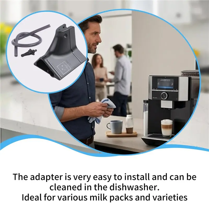 B90B-For Siemens Neff EQ9 S500 S700 00577862 TZ90008 Coffee Machine Compatible Milk Container Adapter