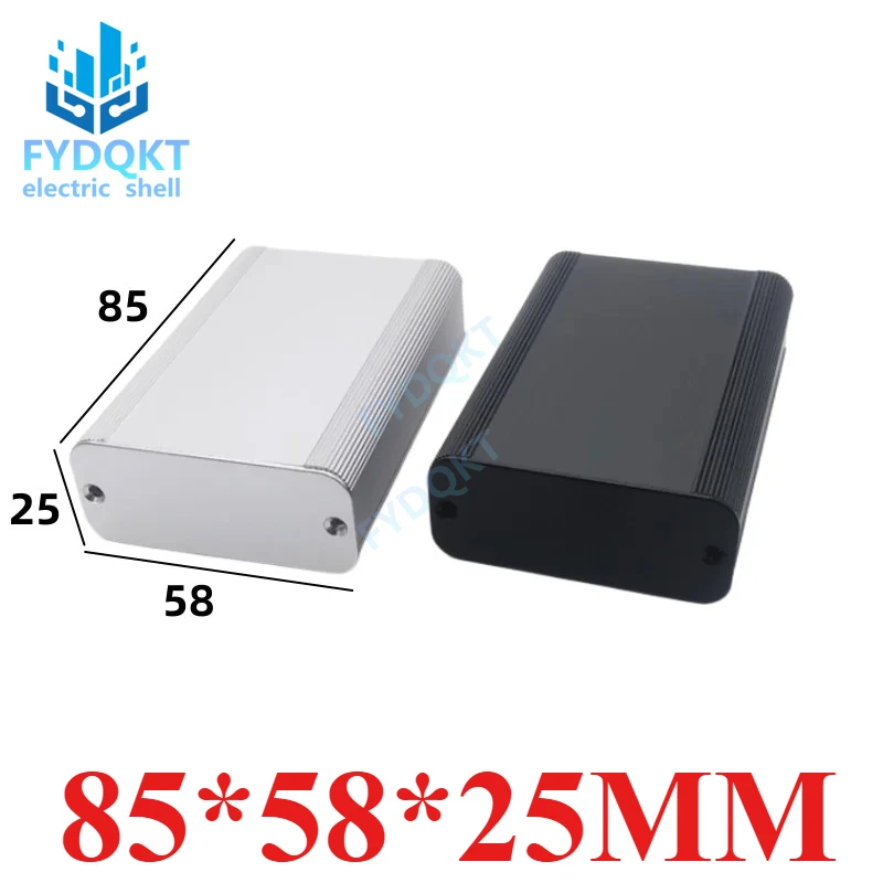 Aluminum alloy aluminum profile shell integrated PCB industrial control circuit board box 85x58x25mm