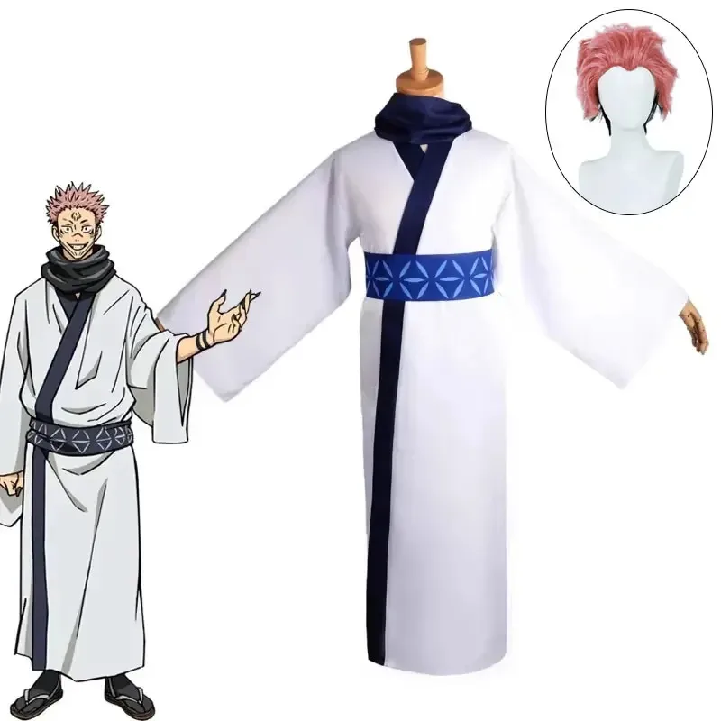 

Jujutsu Kaisen Ryomen Sukuna Cosplay Costume Anime Game Japanese Uniform