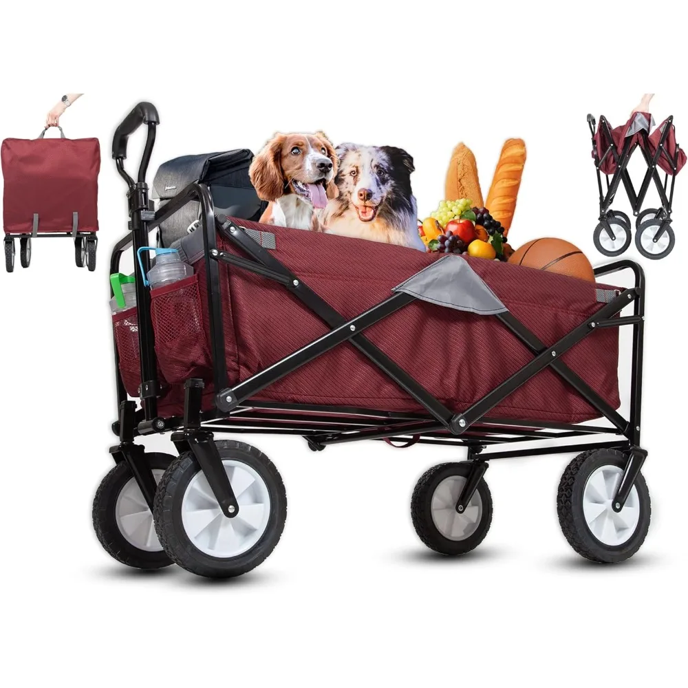 عربة أدوات ذات لونين للمغامرات الخارجية والرحلات العائلية