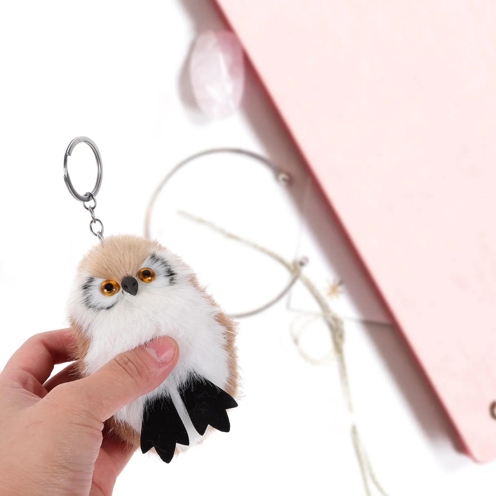 

Брелок-сова: мультяшный, милый, легкий, для сумок и рюкзаков, уникальный держатель для ключей, подарок для женщин и мужчин