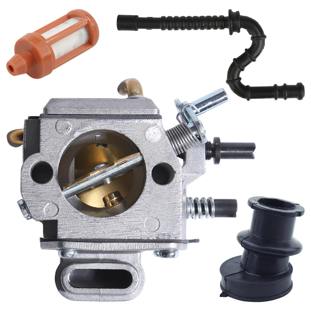 Imagem -03 - Carburador para Ms290 Ms310 Ms390 029 039 Motosserra Peças 11271200650 11273587703 Filtro de Combustível Linha Entrada Coletor