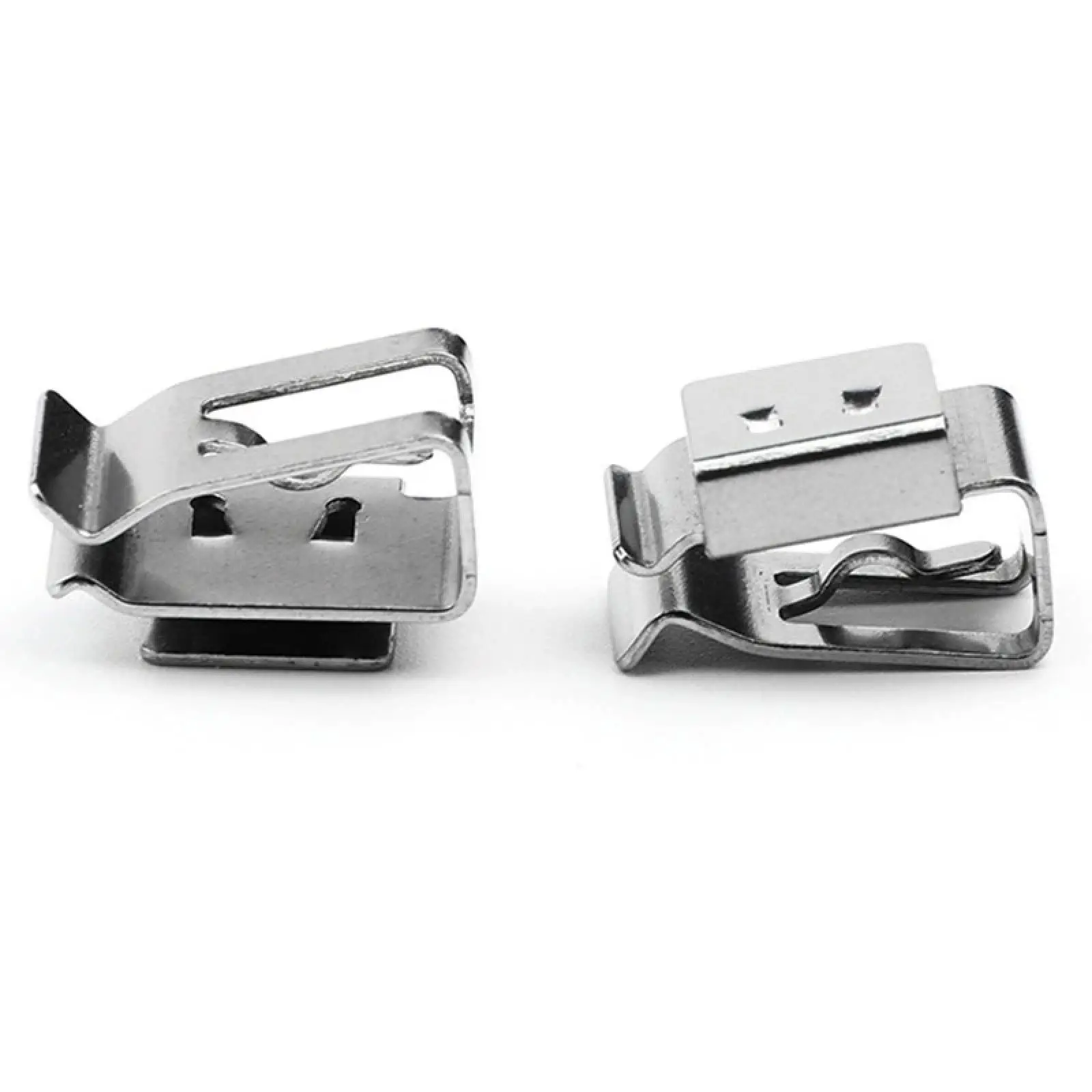 

Stainless Steel Solar Cable Clips for Folding Portable Solar Panel Wire Management with Anti Slip Barb Design