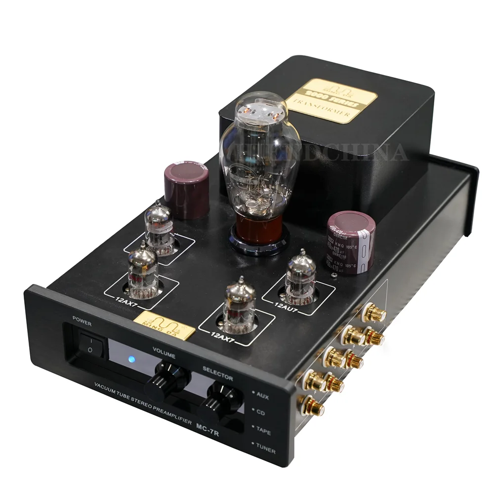 W-007 MEIXING MINGDA MC-7R the Latest Version Psvane 247B Tube Pre-amplifier Preamp Pre-amplifier Pre Amplifier AC110/220V