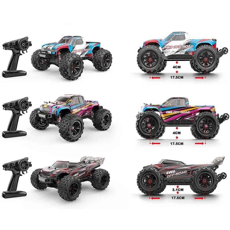 MJX 16208/16209/16210 RC Car 2.4G 4WD Zdalnie sterowany pojazd terenowy Bezszczotkowy, szybki, wyścigowy gąsienica wspinaczkowa 2S 3S Bateria