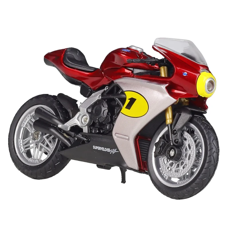نموذج دراجة نارية للأطفال ، لعبة خارقة ، سبيكة تمتص قصيرة ، هدايا للأطفال ، مجموعة ، قابلة للتطبيق ، مقابل Agusta ، #6