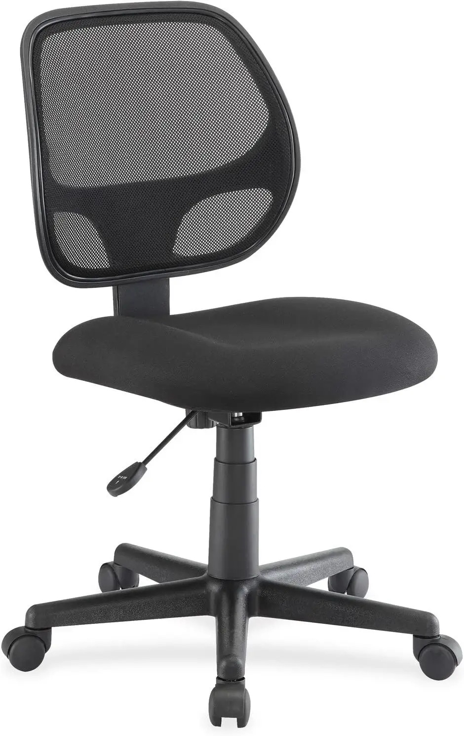 Ergonomic Design All Black Adjustable Height Mesh Backrest Swivel Base Work Chair Office Furniture