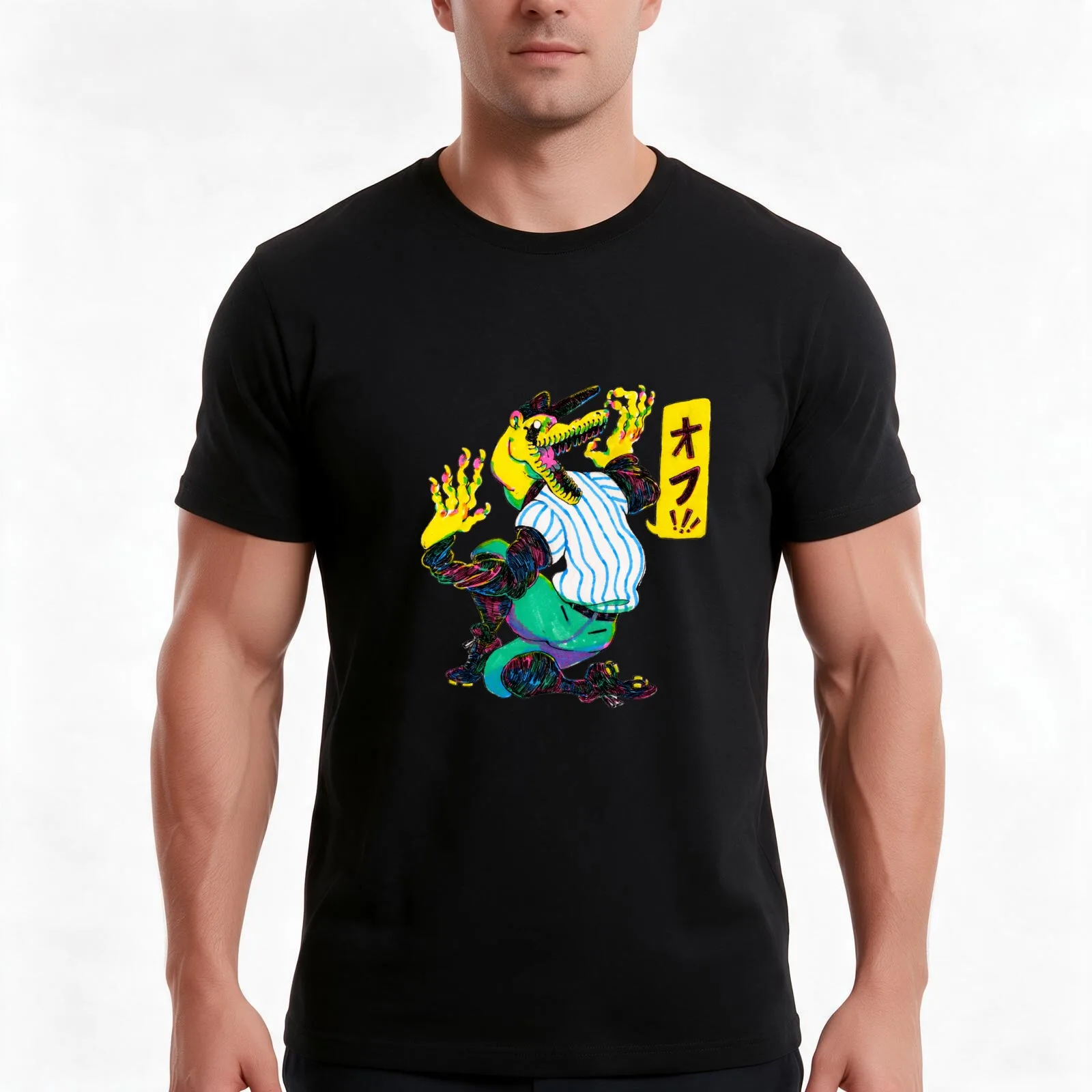 bad batter T-Shirt Summer Casual Cotton Tee Oversized Streetwear Tops Vintage Graphic Print Loose Fit Short Sleeve