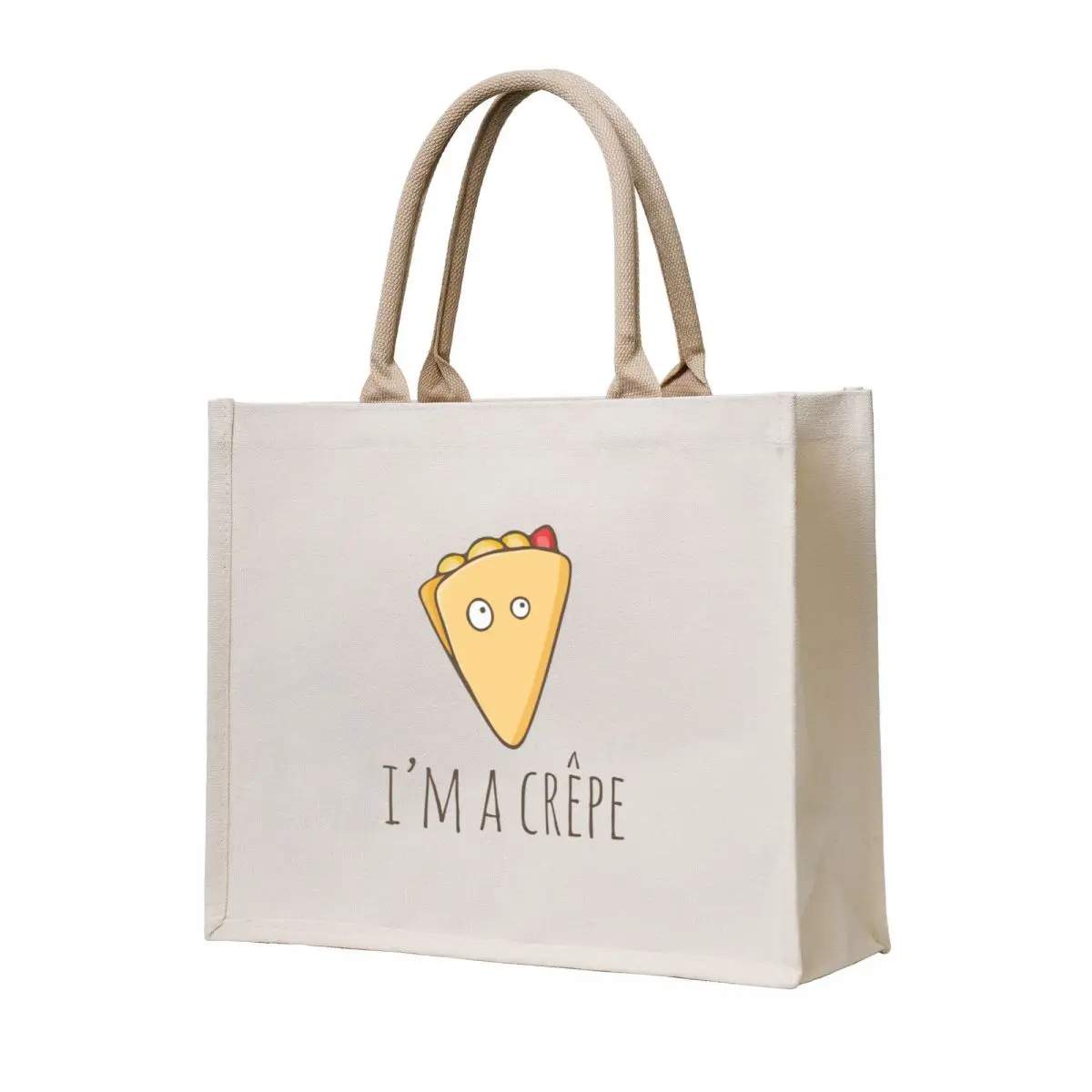 

I'm A Crêpe Tote Bag Cloth bags custom fabric bag shopper bag woman Handbags women
