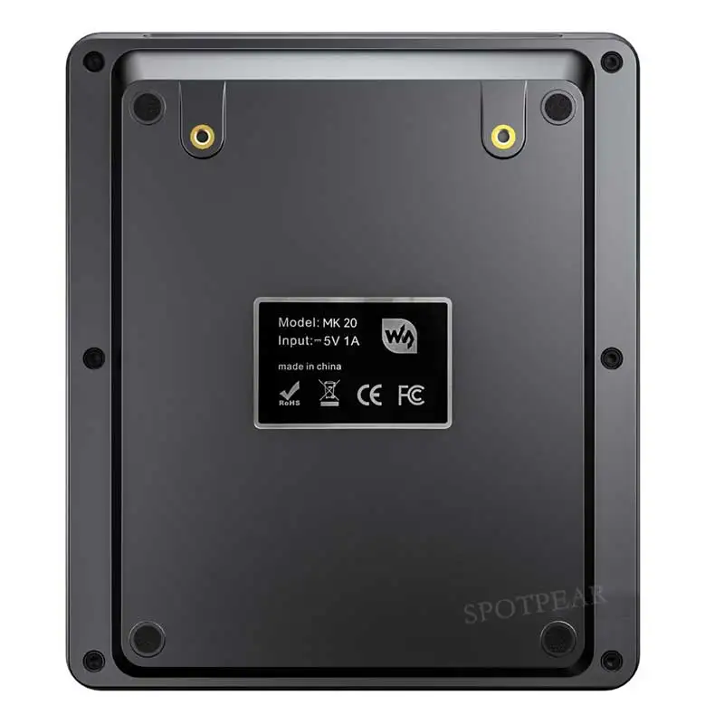 MK20 الكمبيوتر Deepseek AI لوحة المفاتيح الصوتية الميكانيكية لينكس 20x0.85 بوصة شاشة LCD تخصيص المفاتيح + 2.8 بوصة العرض الثانوي