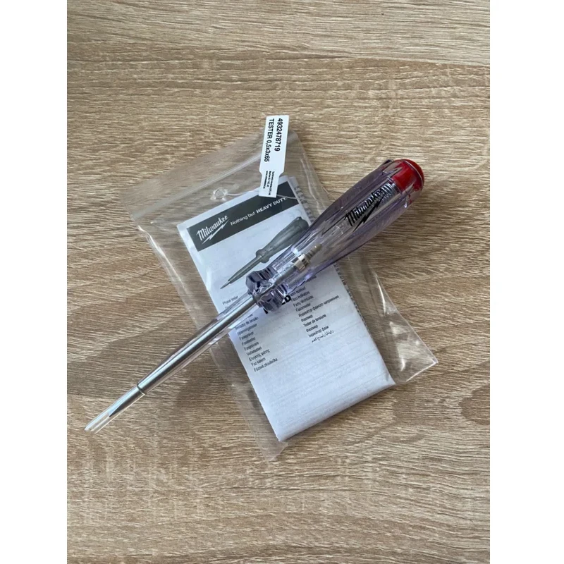 Milwaukee 4932478719 Voltage Tester Screwdriver, 100-250V AC Electrical Test Pen Detector