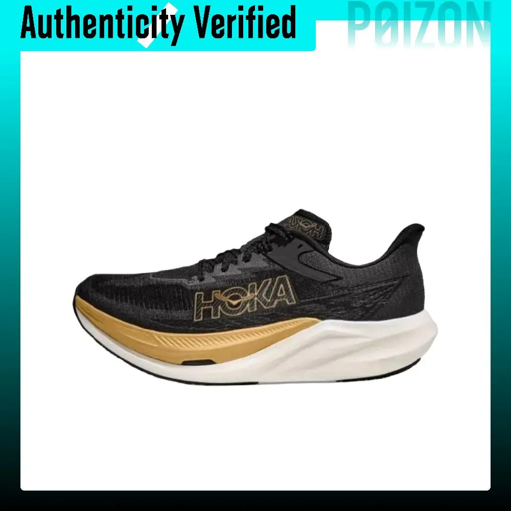 HOKA ONE ONE Rocket X 3 Casual Running Shoes Unisex Black 1168724-BKGD