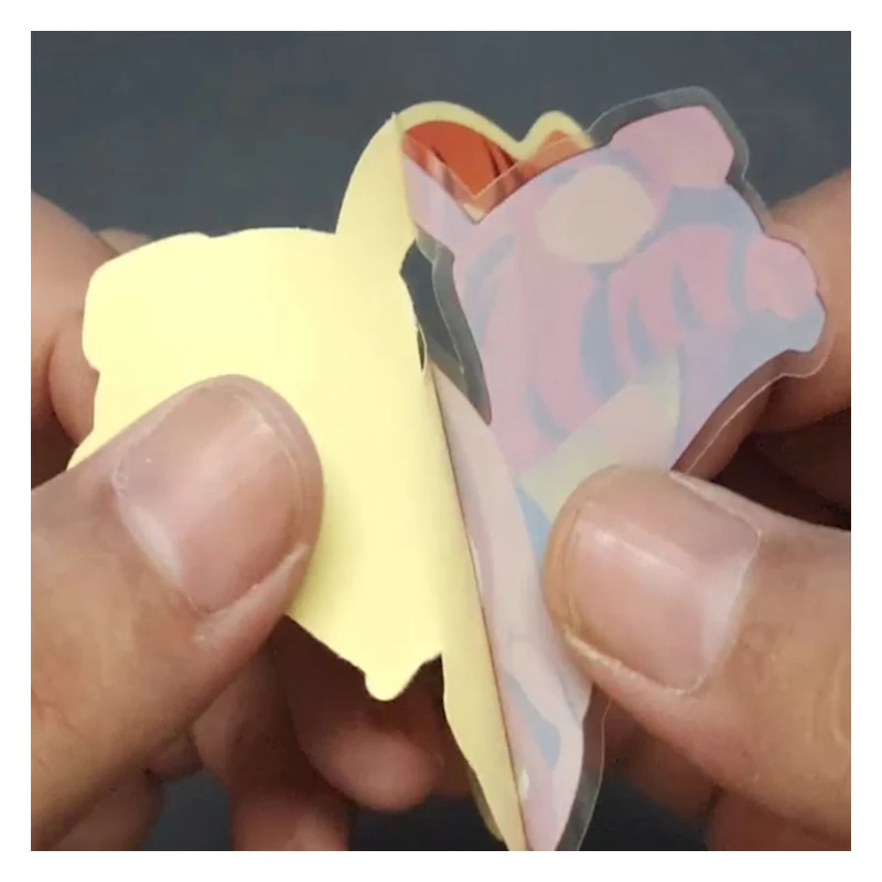 Transparante Sticker Label Voor Full Color Custom Afdrukken