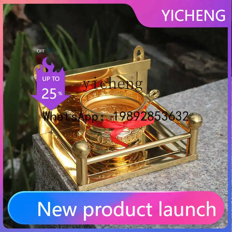

LYY titanium stainless steel wall-mounted Buddhist niche simple model household niche shrine lucky shrine for table metal shelf