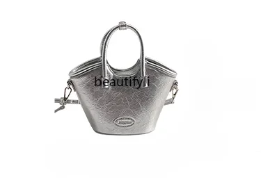 High-End Niche Unique Design Bucket Bag New Fashion All-Match Shoulder Messenger Bag