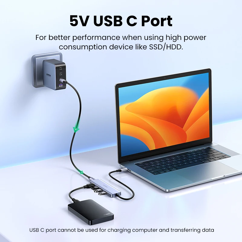 Adattatore HUB USB-C A Ethernet RJ45 E USB 3.0 – Per MacBook, IPad Pro, Surface, Chromebook E XPS, Velocità Fino A 1 Gbps