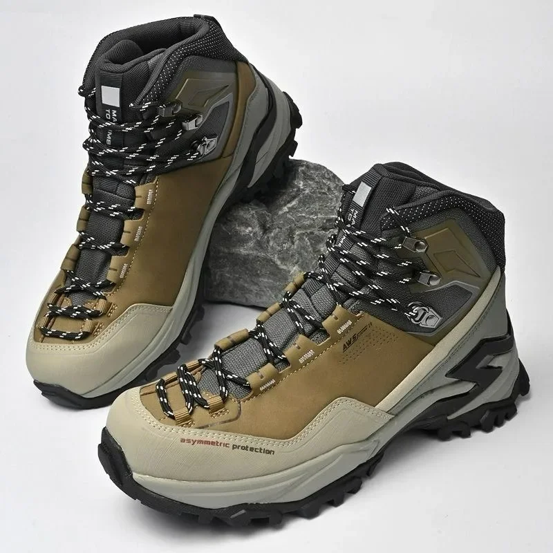 2026 Winter Hiking Shoes For Men High Top Walking Outdoor Shoe Man Anti-Slippery Trekking Boots Mens Designer Camping Shoes