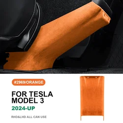 Italian Top Suede Rear Seat Trim Protective Cover for Tesla Model 3 Highland 2024 Model Y Juniper 2025-2026 2027-Up Accessories