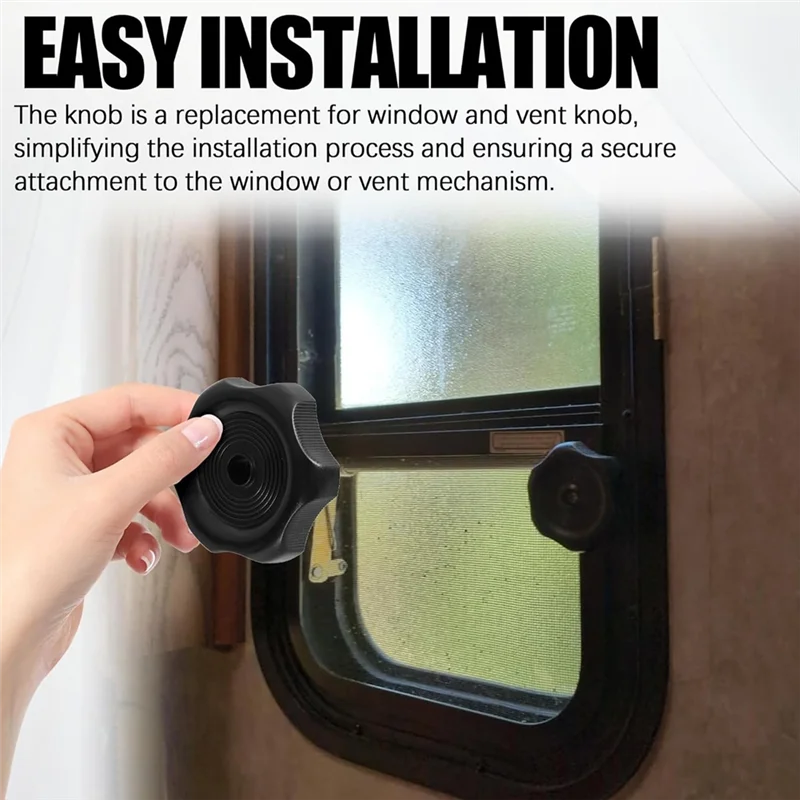 

3 упаковки, черный 1-дюймовый вал, ручка окна и вентиляционного отверстия для автофургона, внутренняя фурнитура, замена окна, ручка для прицепа, ручка защелки окна автофургона