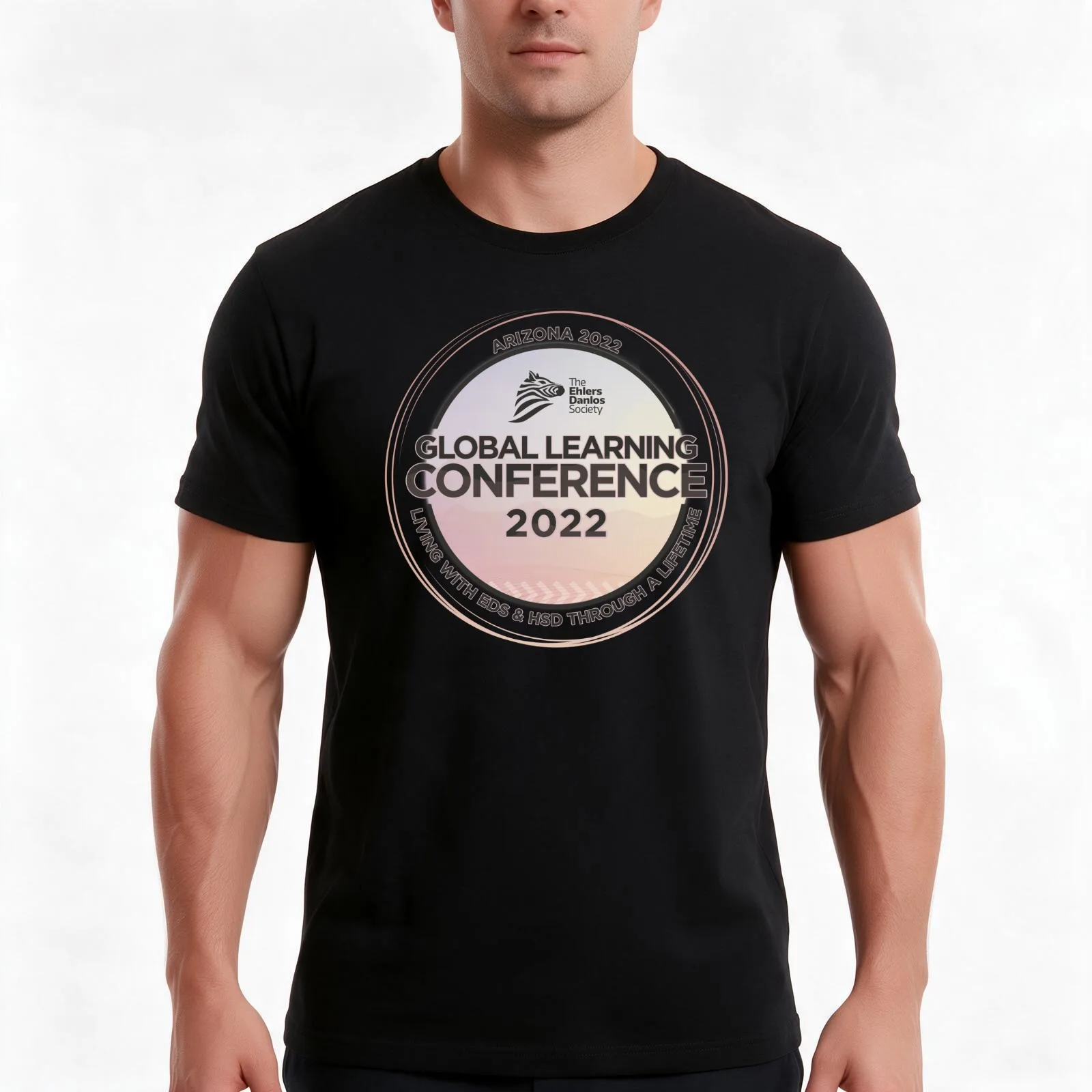Global Learning Conference 2022 T-Shirt, Summer Casual Cotton Tee, Oversized Streetwear Tops, Vintage Graphic Print, 100% Cotton