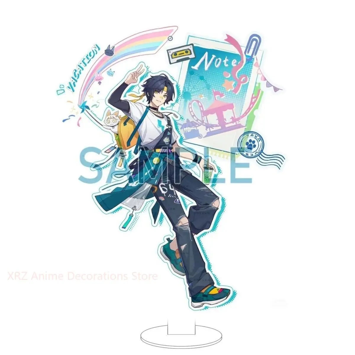 

Anime Zenless Zone Zero Asaba Harumasa Cosplay Acrylic Stand Accessories Collection Figure Desktop Ornaments Christmas Gift