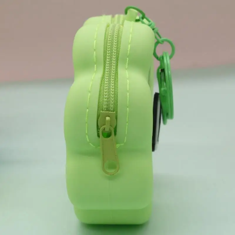 Mini-Geldbörse Cloud Flower Silikon-Geldbörse mit Reißverschluss, Mini-Größe, Kartenhalter, weiches Silikon, niedliche Löcher, Geldbeutel für Frauen. – Detail 12