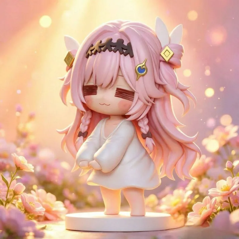 Wuthering Waves Denia Kawaii Figures Anime Cosplay Props Cartoon Sitting Figure Model Desk Decoration Game Collection Gifts
