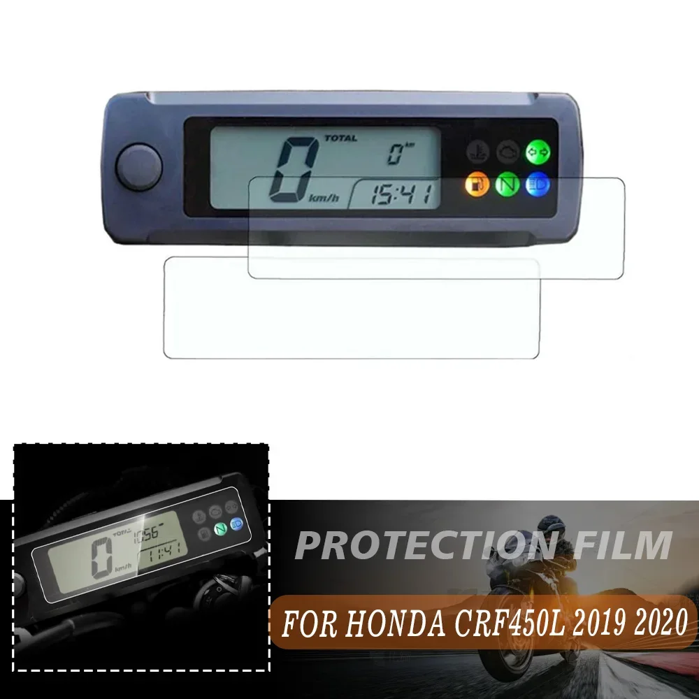 

CRF450L Accessories Motorcycle Scratch Cluster Screen Protection Instrument Dashboard Film For Honda CRF 450L 2019 2020