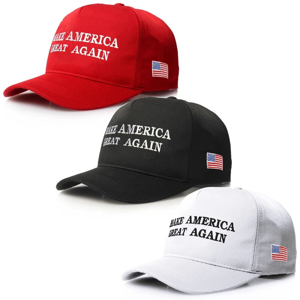 MAGA Baseball Cap 2024 Trump America Fashion Snapback Hats Adjustable Outdoor Sports Caps Hip Hop Hats Trendy Solid Colors