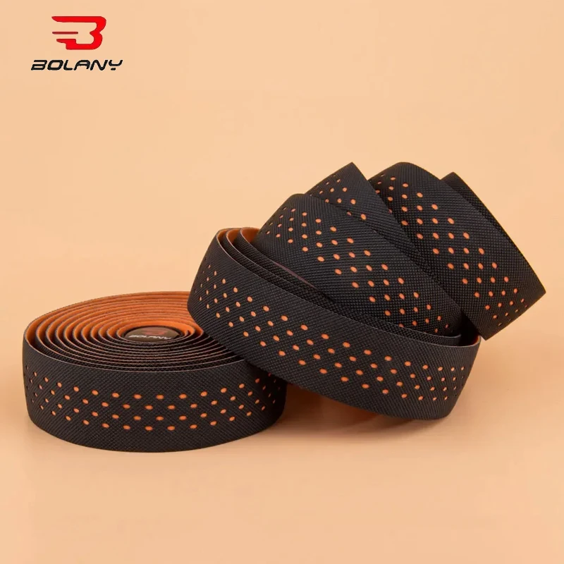 

BOLANY EVA Perforated Road Bike Handlebar Tape: Shock-Absorbing, Anti-Slip, Cushioned & Breathable Bicycle Accessory