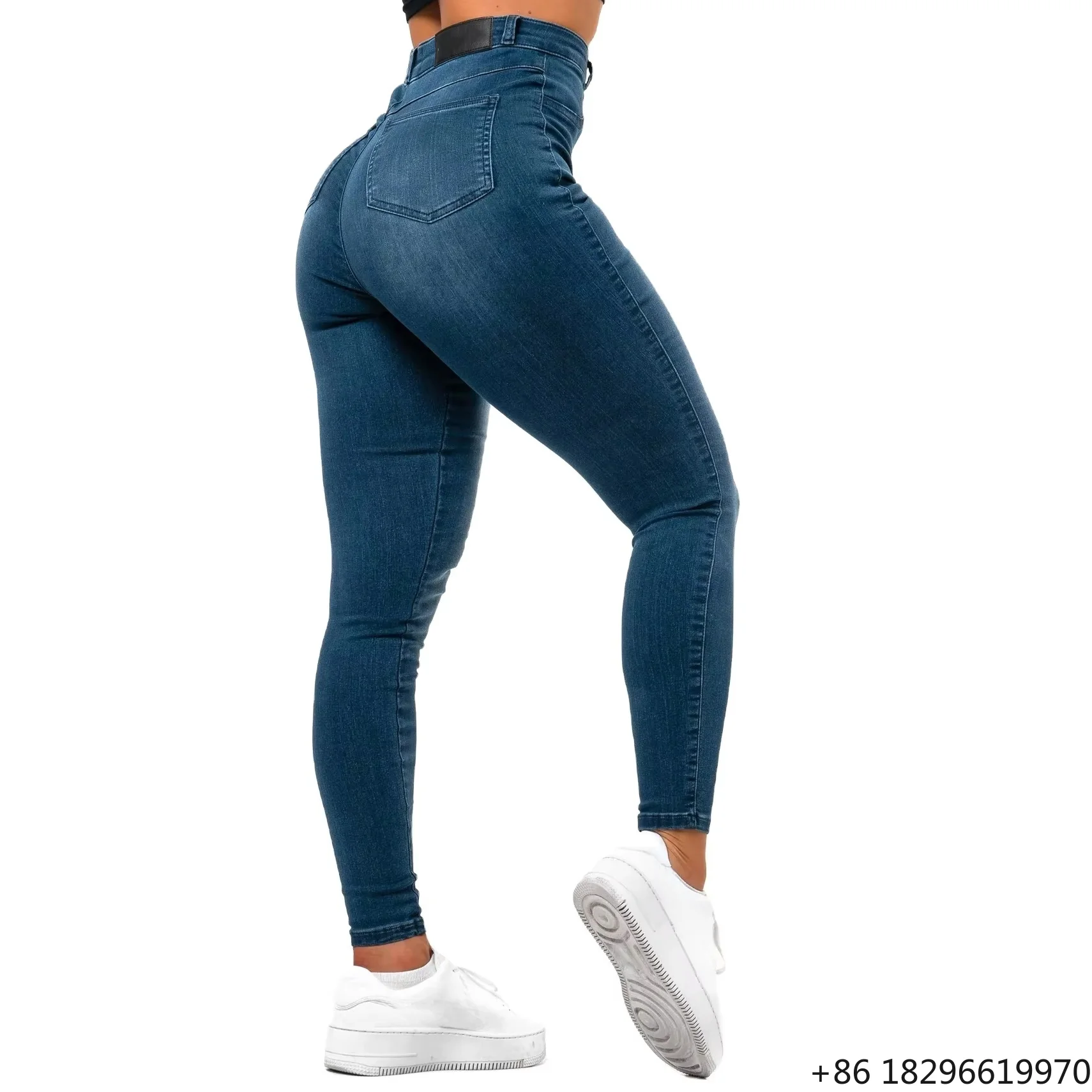 OEM Custom Women's Denim Shorts Waist Cut Out Shorts Ladies Fashion Washed Denim Short Jeans Woven High Waist