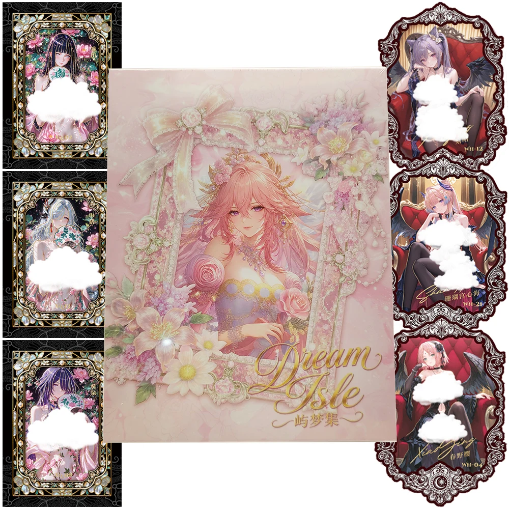Dream Isle Female Card Popular Anime Game IP Attractive Female Ladies Exquisite Design Collection Cards Toy Creative Peripherals