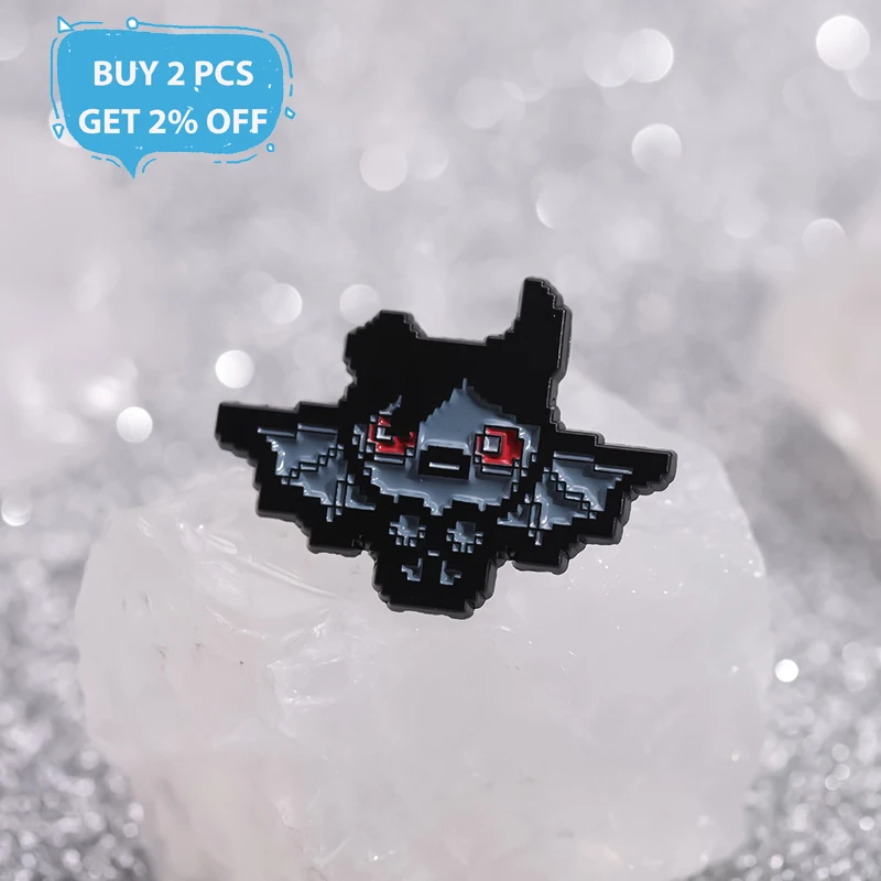 Broche en émail The Binding of Isaac Azazel, badge en métal personnalisé, dessin animé rétro, jeu d'anime, cadeau de revers, accessoire de bijoux