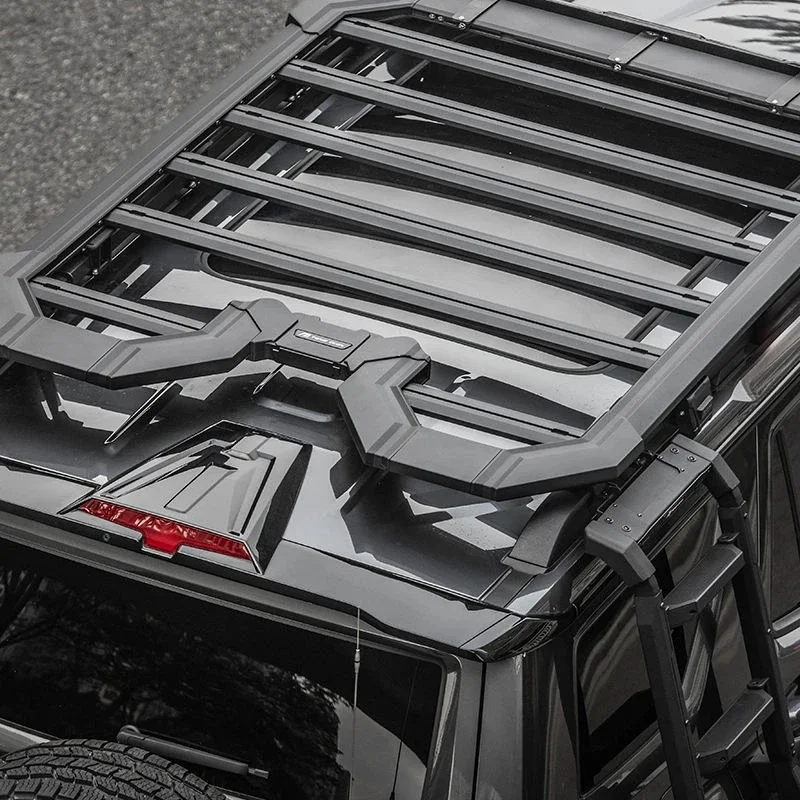 Factory Hot Seller High Quality 4X4 Offroad No-Drill Aluminium Lage Rails Multifunctional Roof Rack Vehicle Exterior Modifi