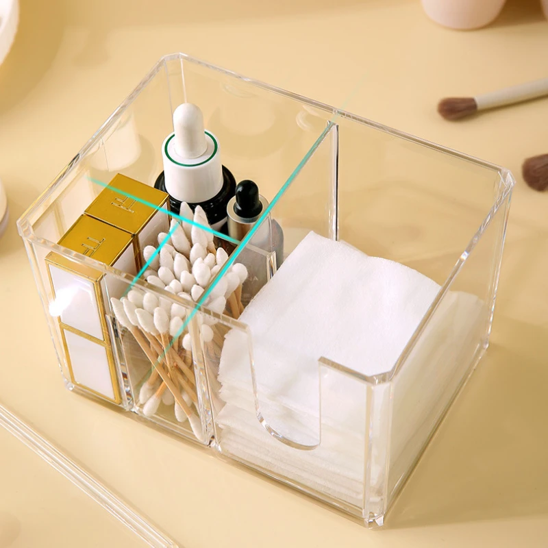 Cotton Swab Ball Storage Box Cosmetics Dental Floss Case Tampon Organizer Dispenser Makeup Cotton Boxs Jewelry Holder Bathroom