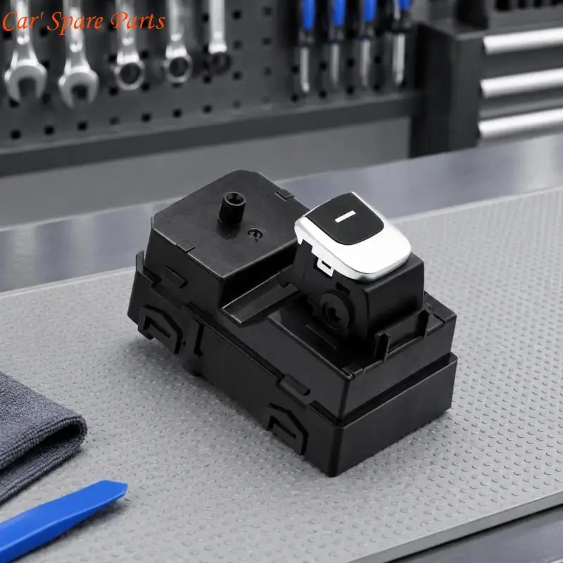 Y4UA Single Button Automotive Window Control Assembly with a White Window Built for Vehicle Glass Movement Repair and