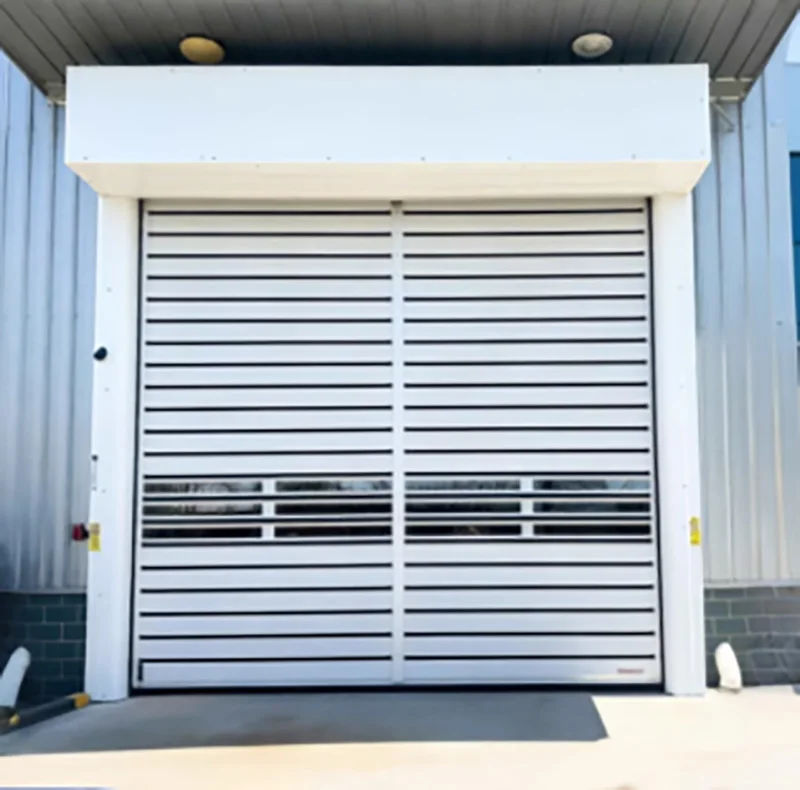 Customization Factory Direct Sale Warehouse Aluminum Alloy Rapid Intelligent Exterior High Speed Rolling Shutter Door