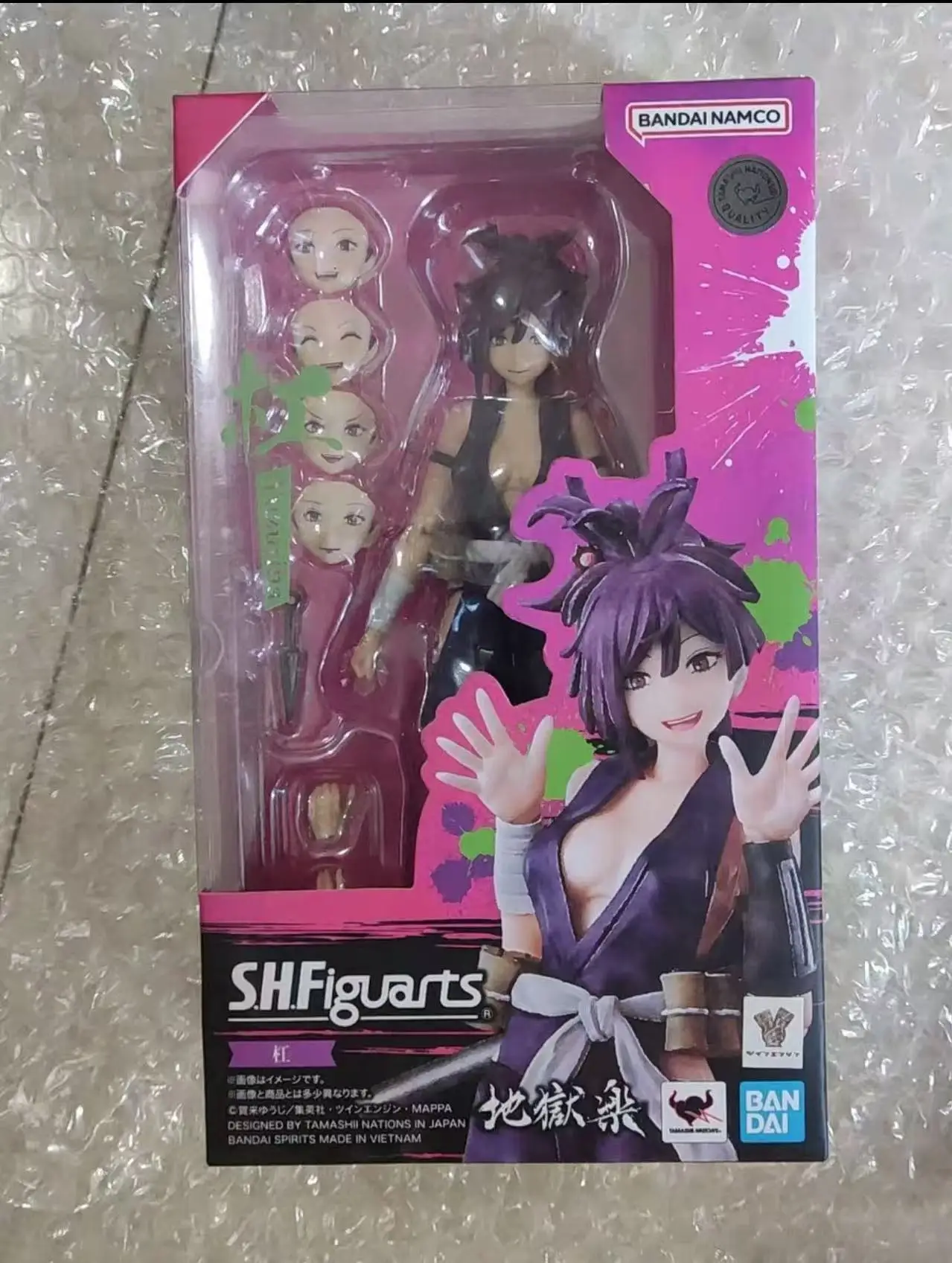 

In Stock Original Sh Figuarts Shf Hell's Paradise Yuzuriha Action Figures Model Toys Anime Figura Pvc Gift