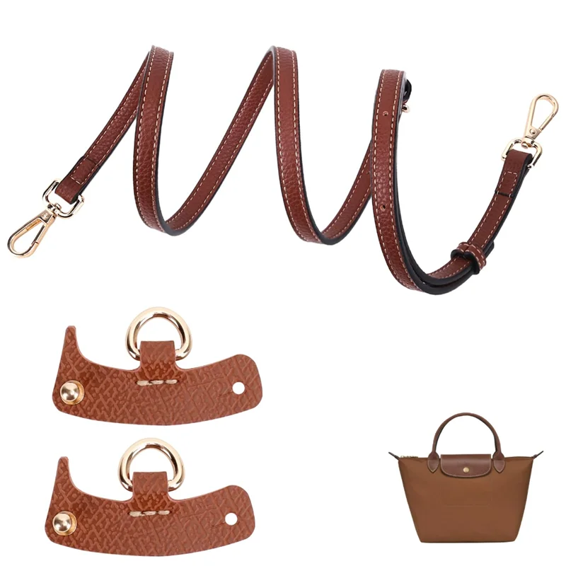 AB09-Strap para longchamp mini bolsa de ombro crossbody kit de conversão de substituição ajustável apto, suportes de bolsa