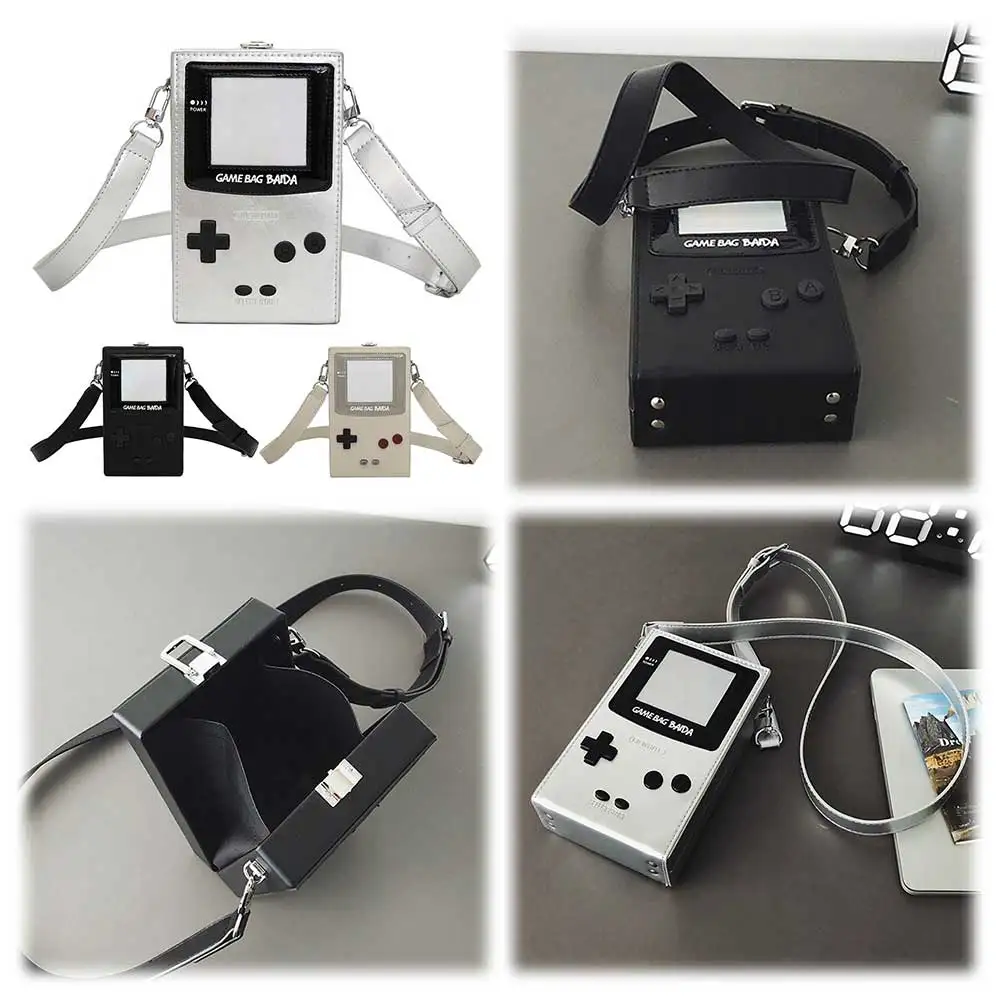

Shoulder Bag for Women Game Console Shape Crossbody Bag PU Leather Adjustable Strap Small Purse Hobo Bag for Work Travel